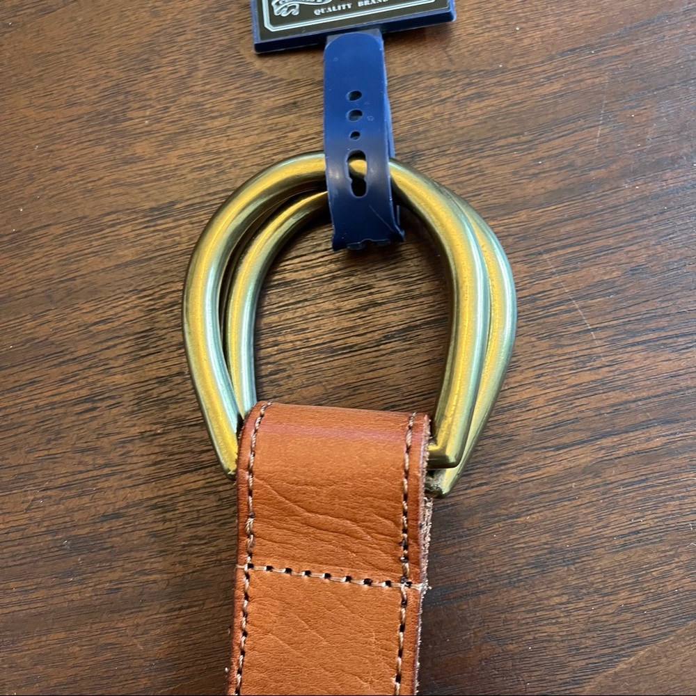 American Living Genuine Leather Tan Belt Medium NWT - Picture 6 of 7